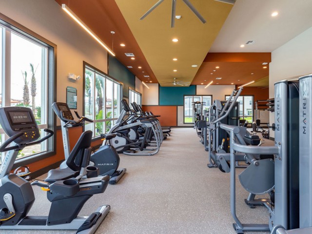 Treviso Grand Apartments - North Venice, Florida fitness center with cardio and strength equipment