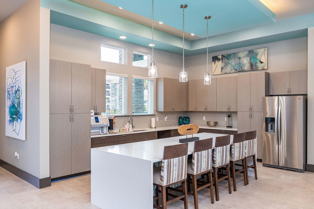 San Mateo Apartments Kissimmee Florida clubhouse kitchen