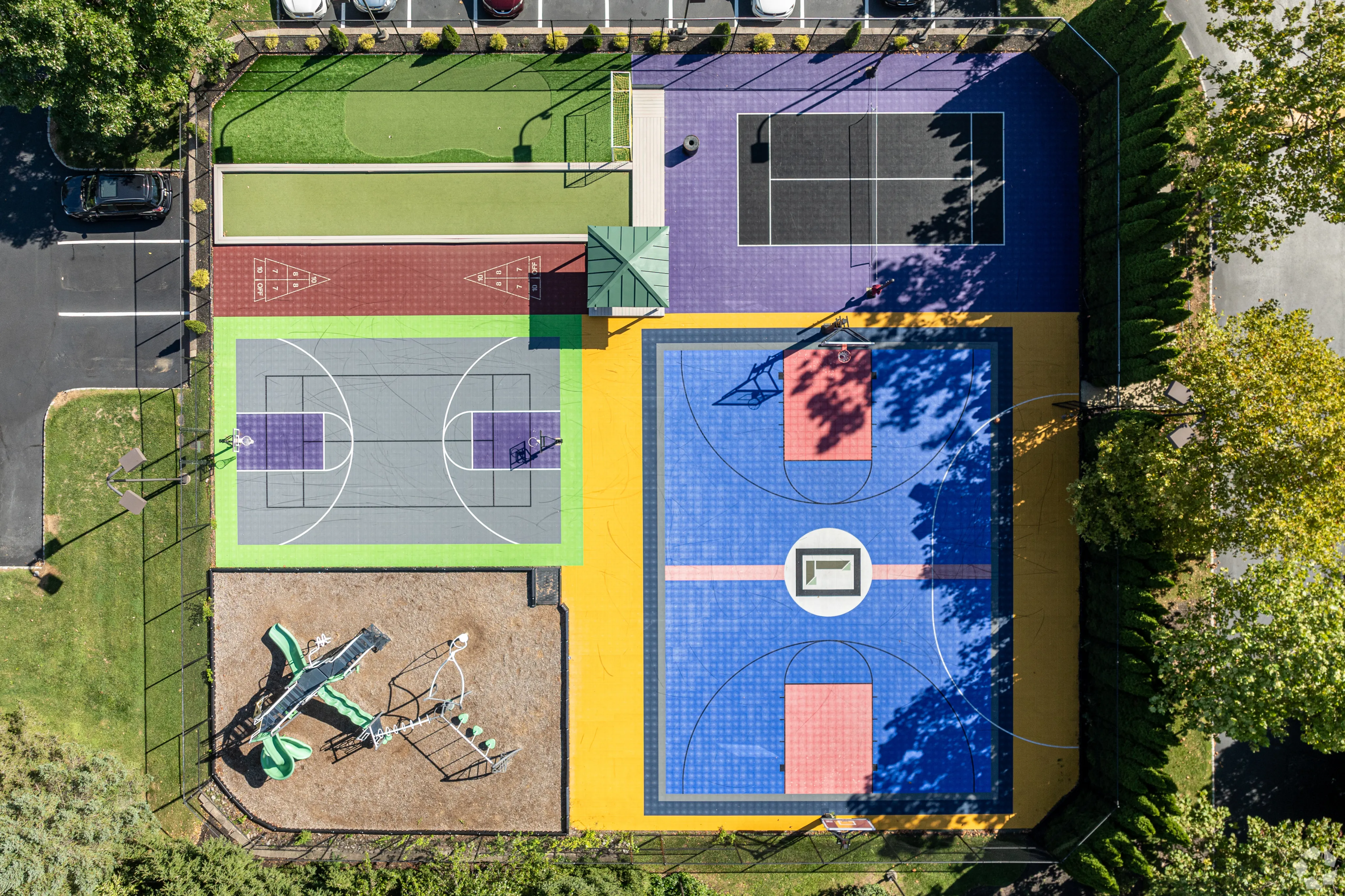 Sport Court with Playground