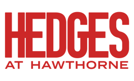 Hedges at Hawthorne_Red Logo
