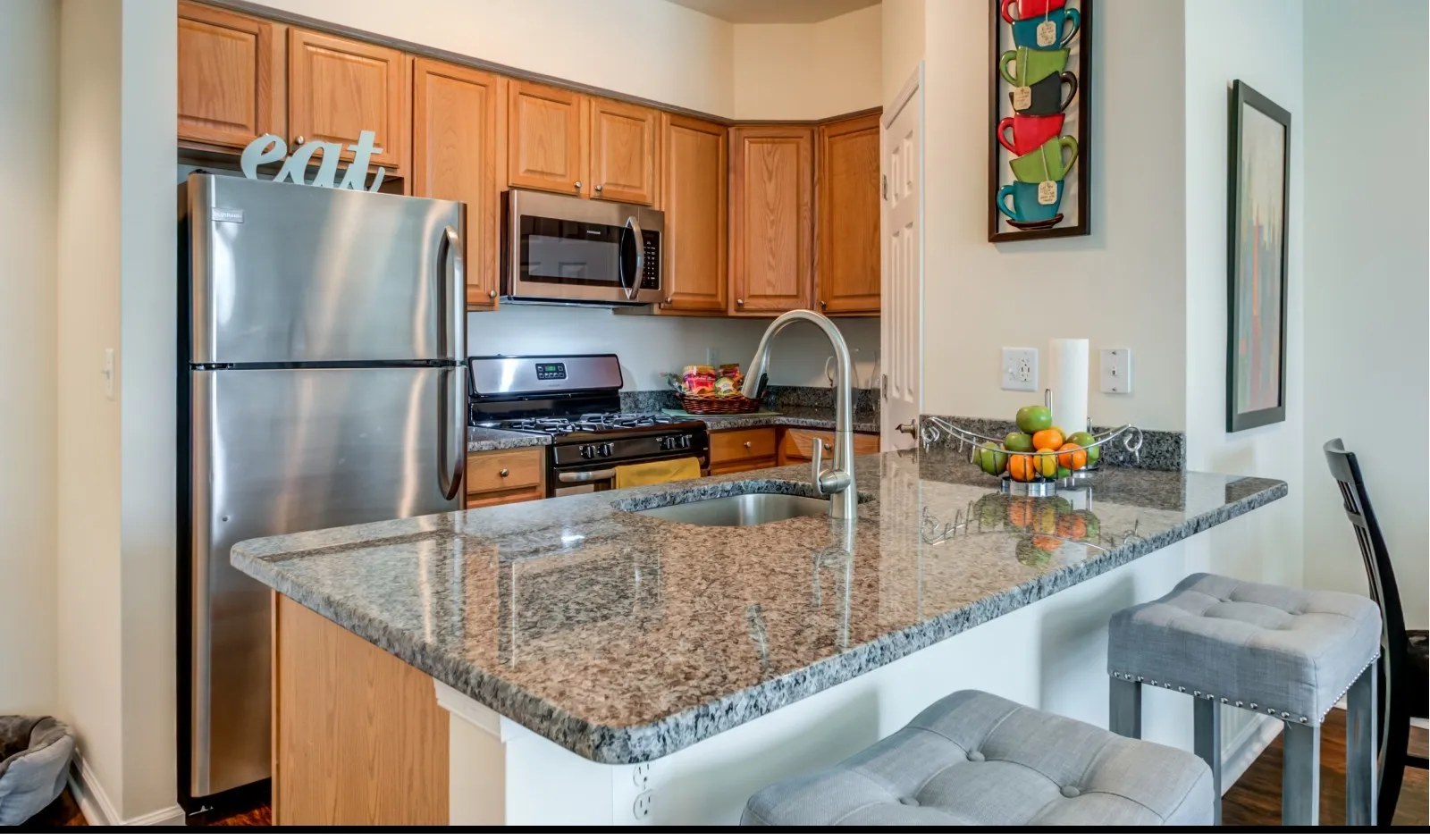 Luxury Kitchens with Granite and Stainless Steel