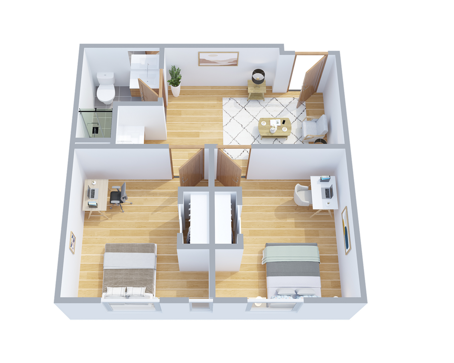 Two Bedroom - Single