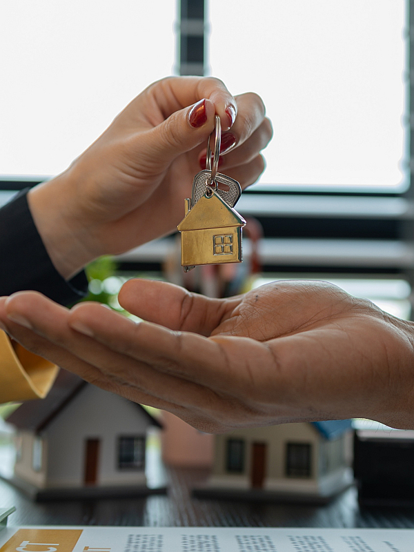 handing over keys