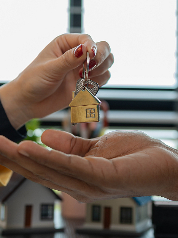 handing over keys
