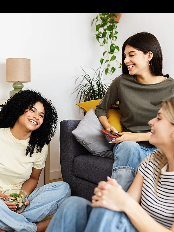 friends talking