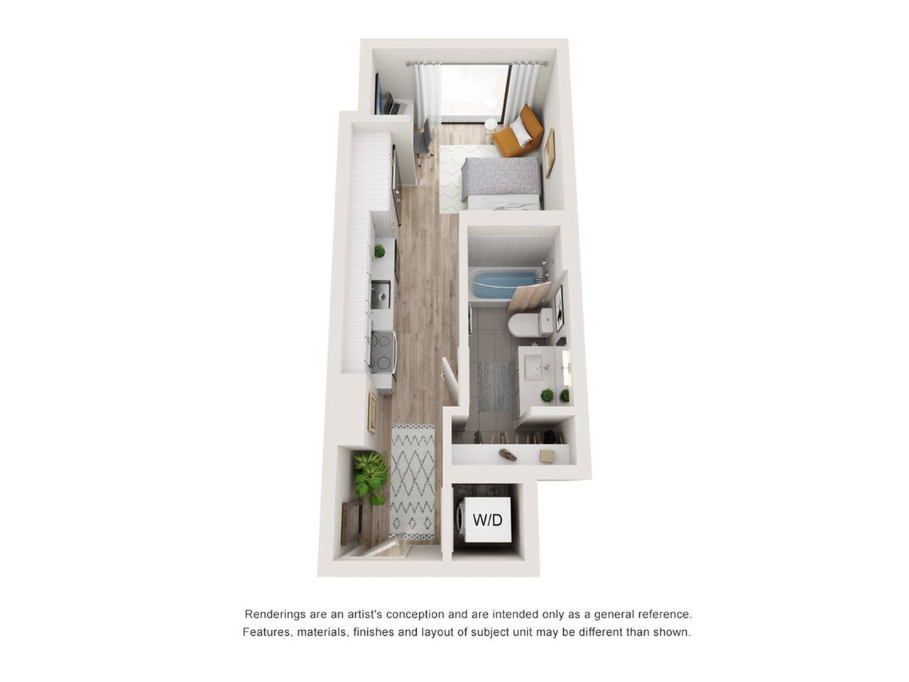 Studio Classic floor plan