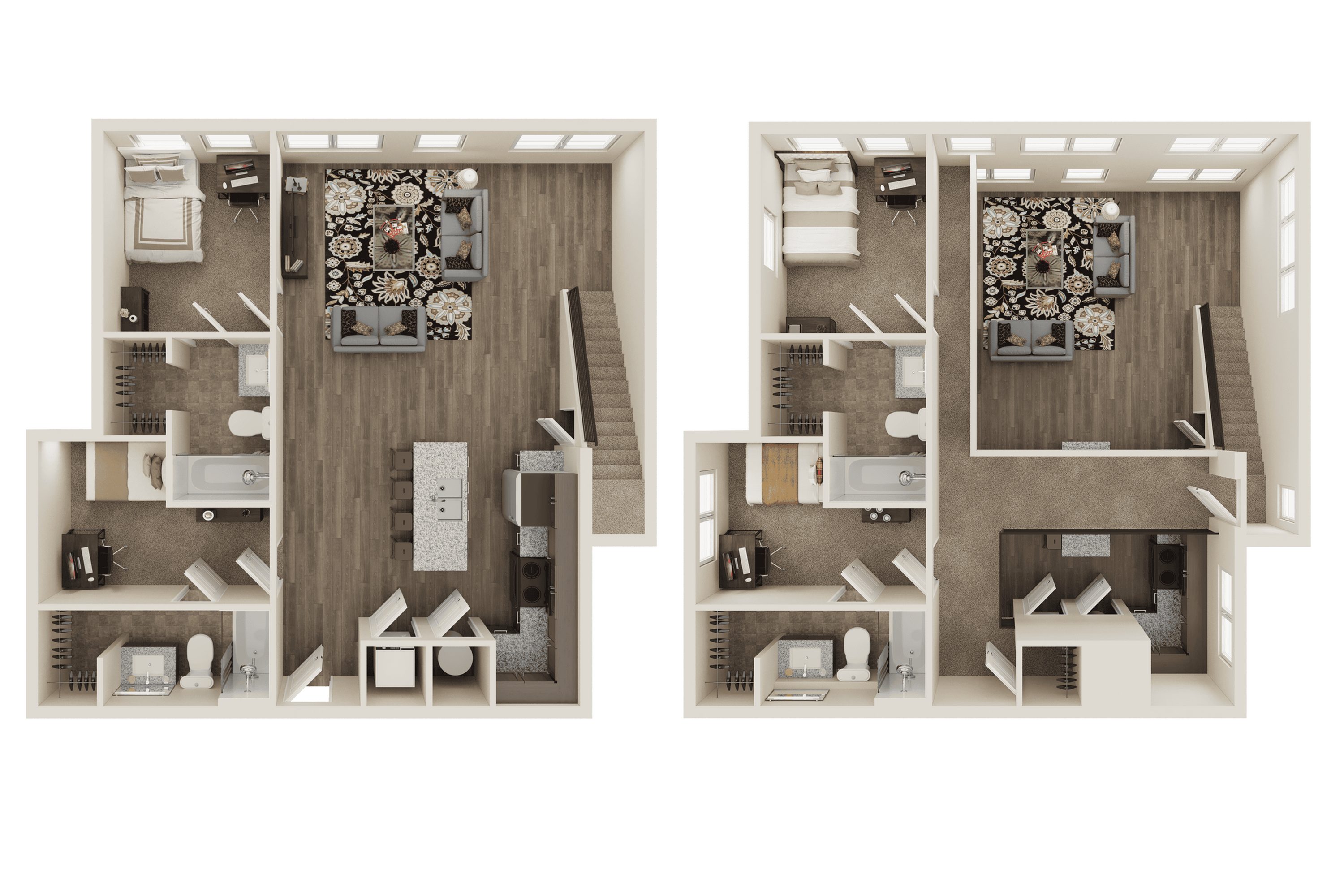 4 Bed, 4 Bath Penthouse A floor plan