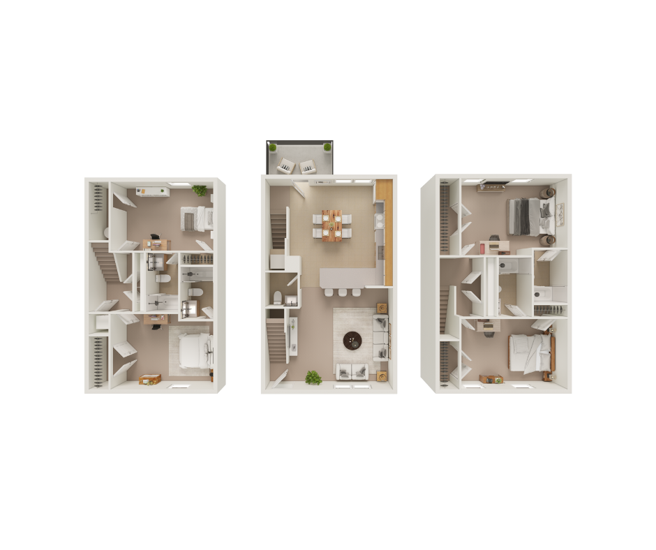 4 Bed, 4.5 Bath Classic floor plan