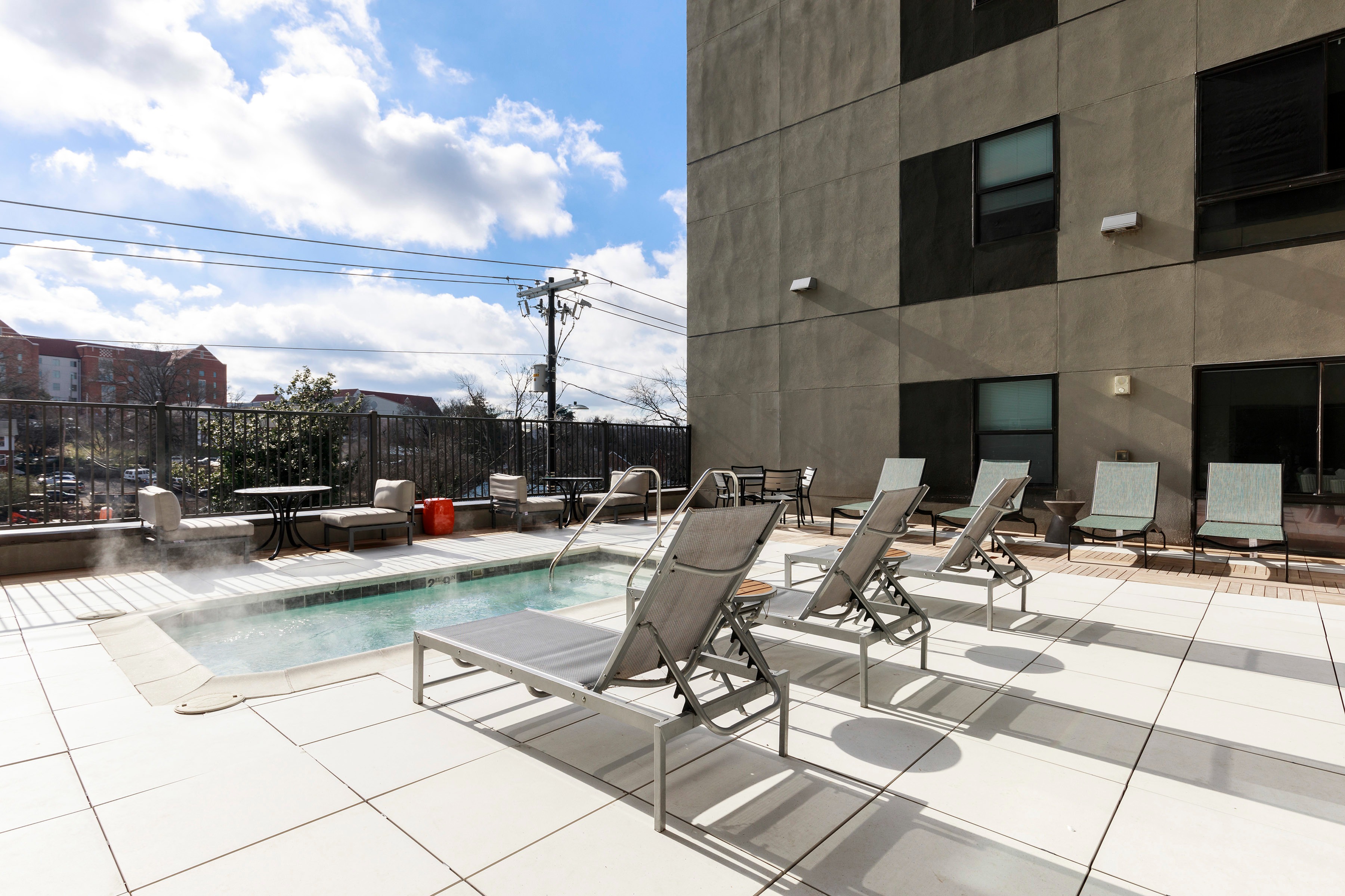 Outdoor Terrace with Hot Tub