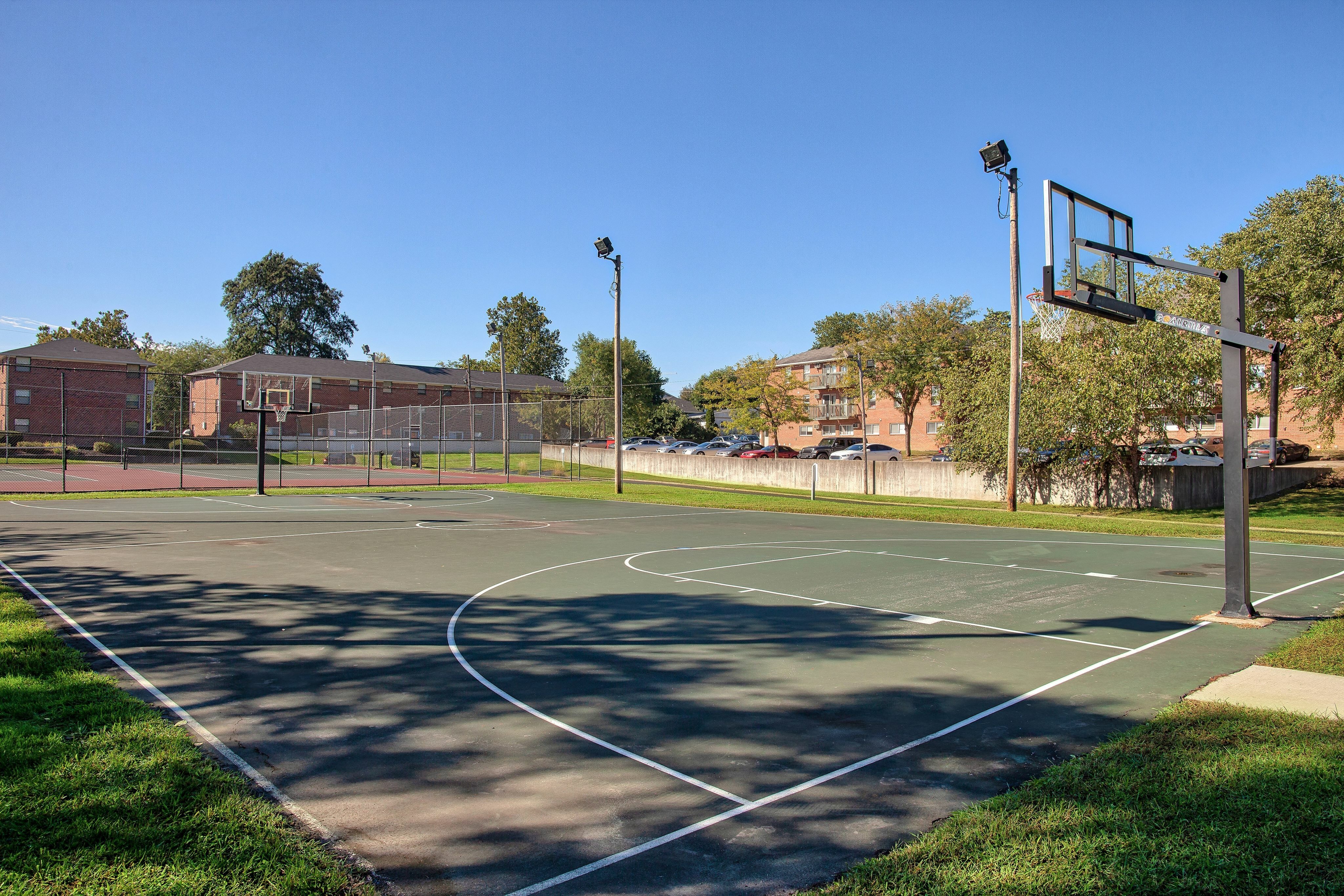 Basketball and Tennis Courts