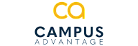 Modern and vibrant Campus Advantage logo featuring bold lettering and a sleek design.
