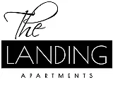 Elegant logo for The Landing Apartments, showcasing a blend of modern and classic typography.