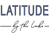 Latitude by the Lake logo with elegant design and calming lake-inspired colors.