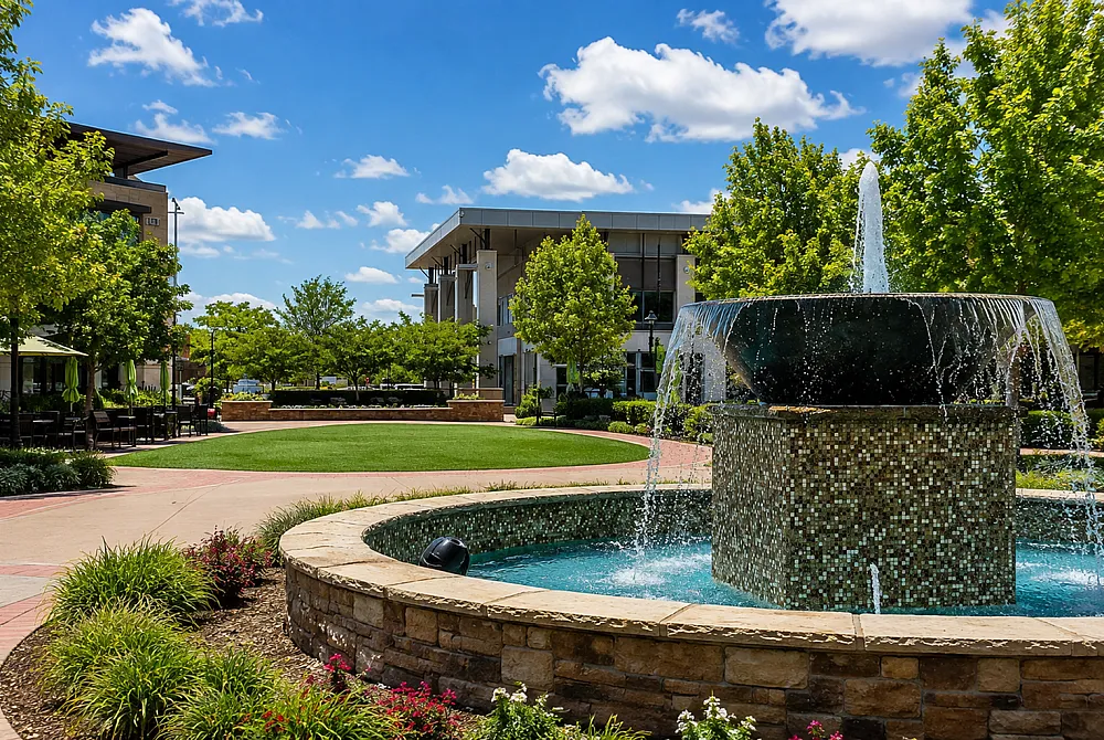 The Ridge at Shelbyville - Courtyard Fountain