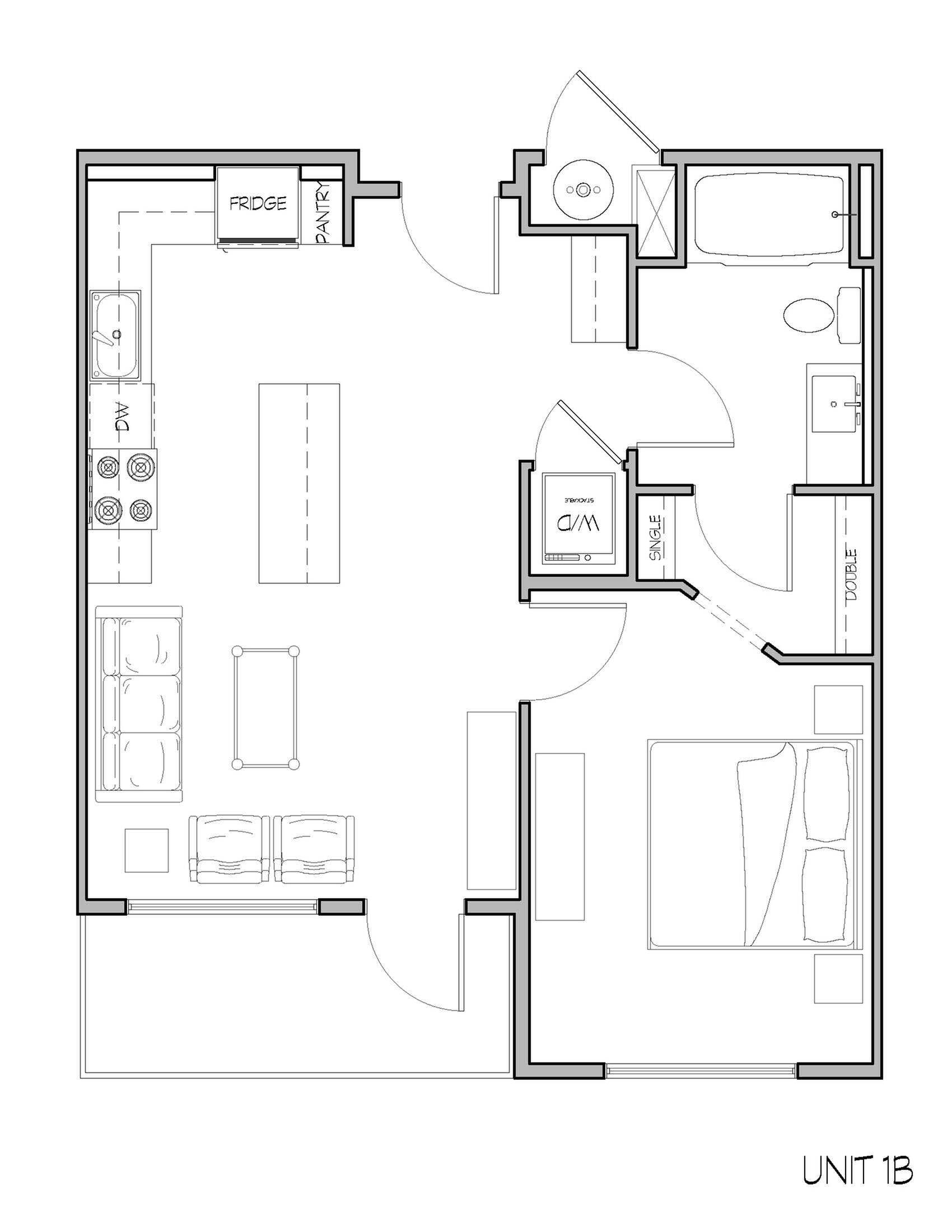 1 bedroom