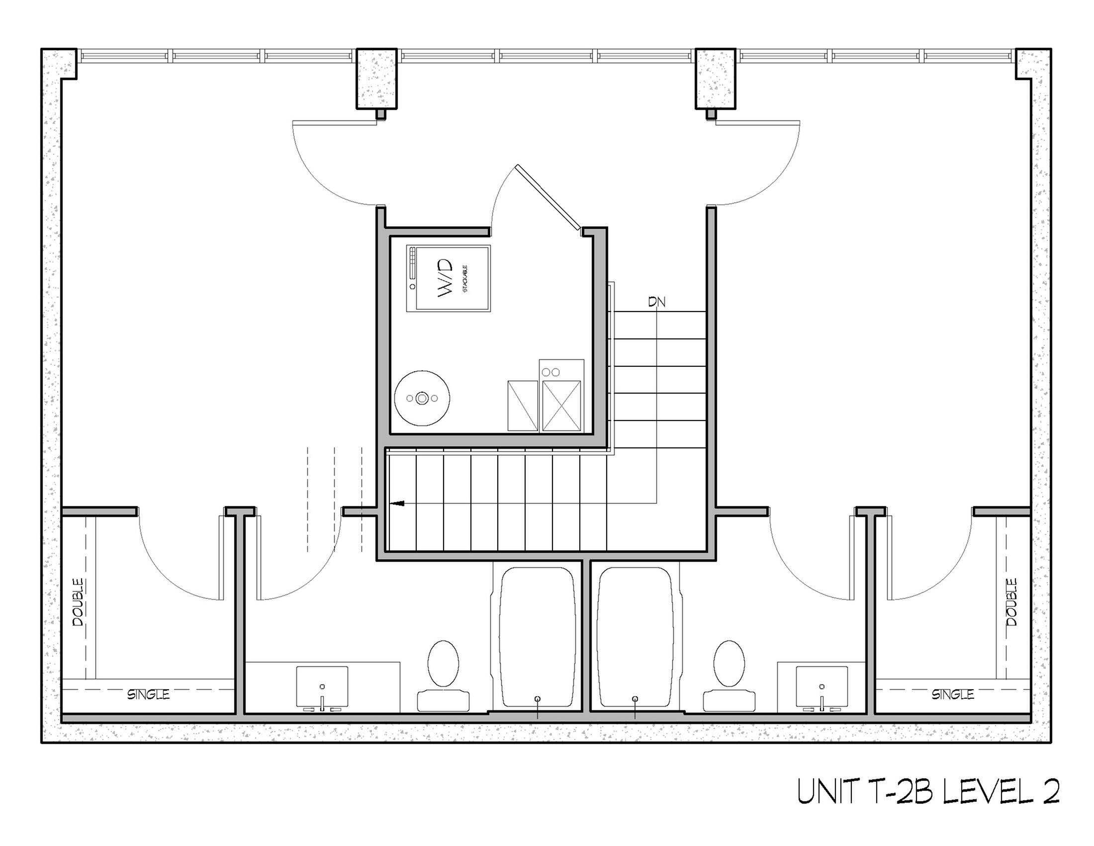 Townhome 2 bedroom- level 2