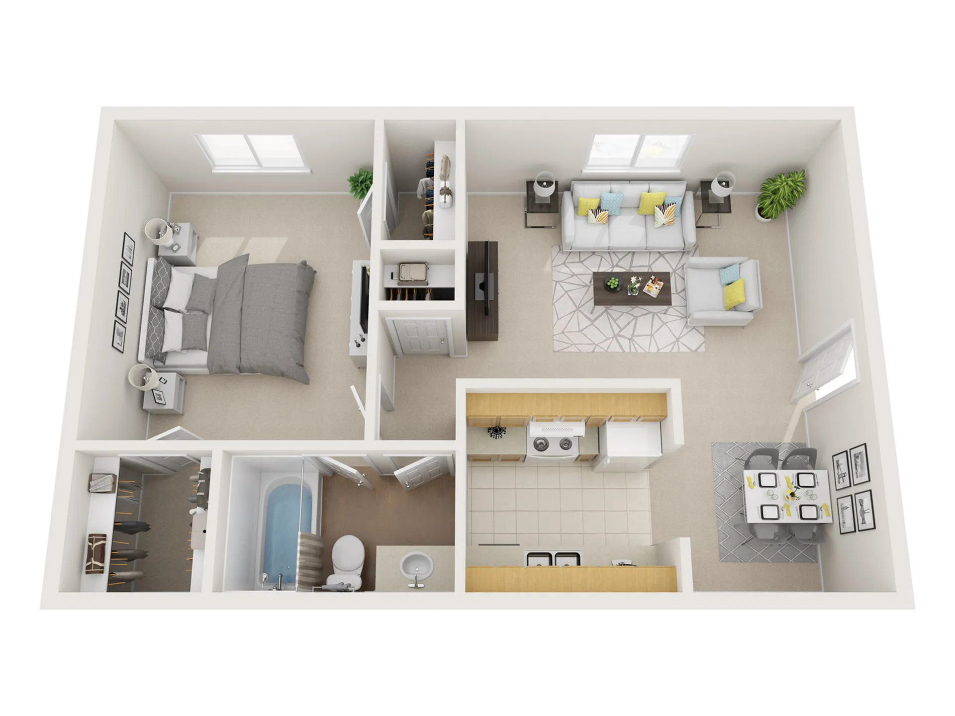 1 Bedroom/ 1 Bath