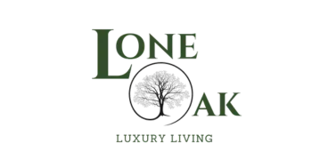 Elegant Lone Oak luxury living logo with a classic oak tree design, embodying sophistication and style.