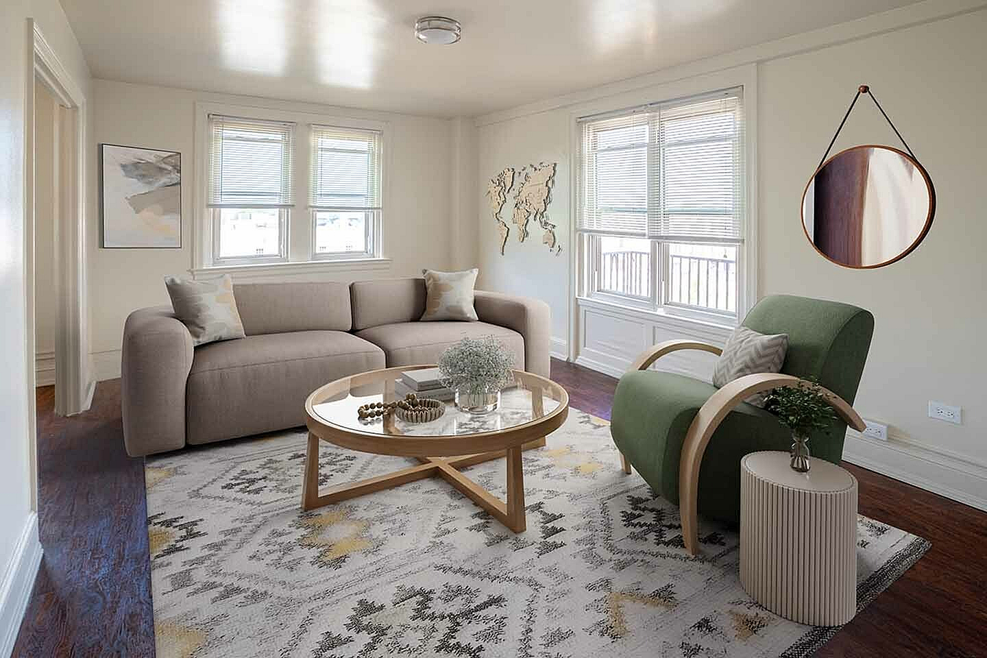 The Greentree Building - Living Room