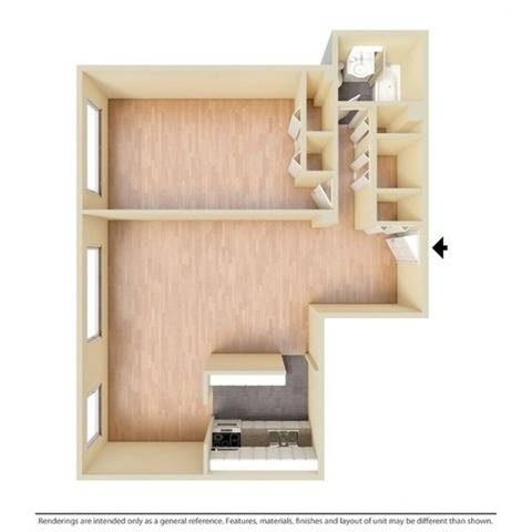 1 Bedroom 1 Bath