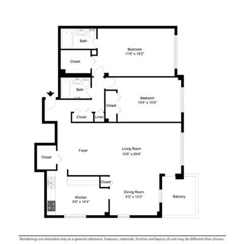 2 Bedroom 1 Bath