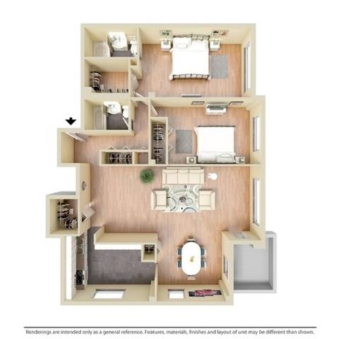 2 Bedroom 1 Bath