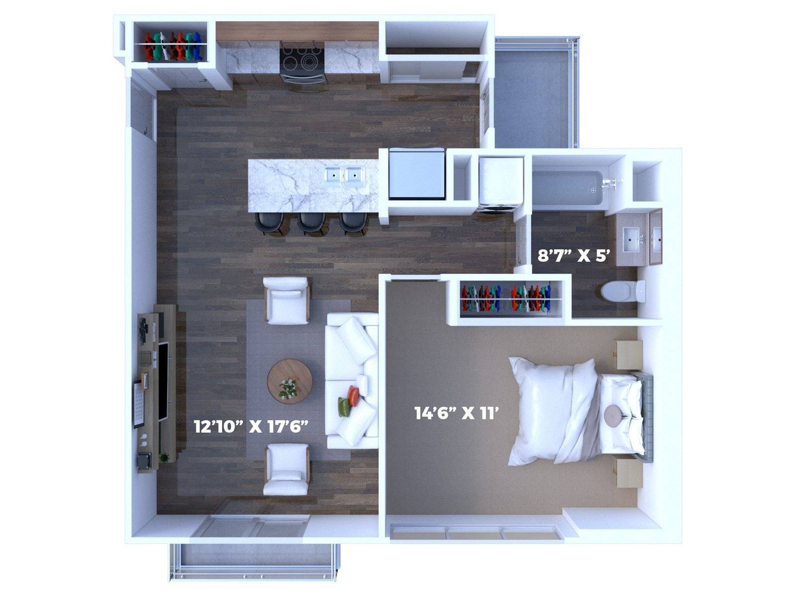 ChestnutStreetLofts 1BD 1Bath 685sqft