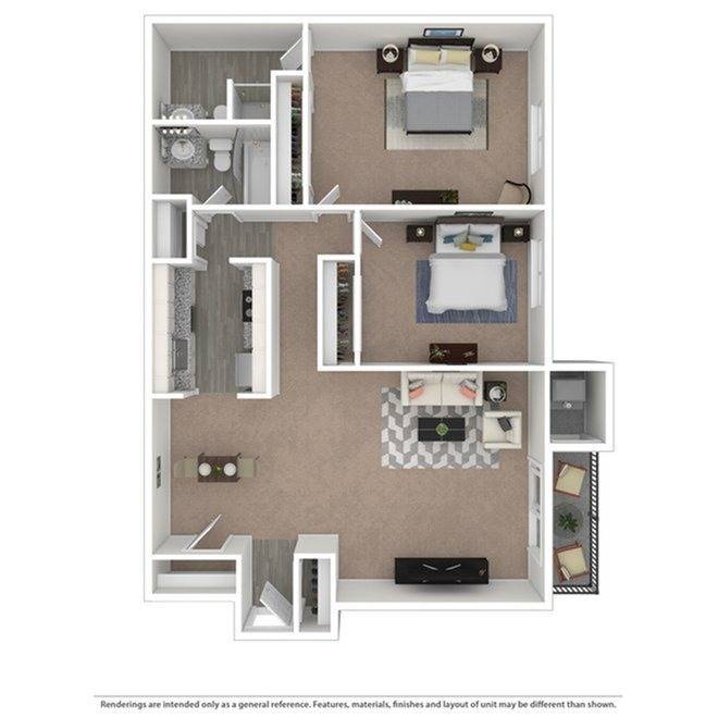 GoshenTerrace 2BD 2Bath 1115sqft