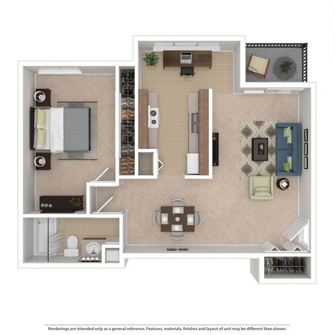 Toftrees Hillside 1BD 1Bath 781sqft