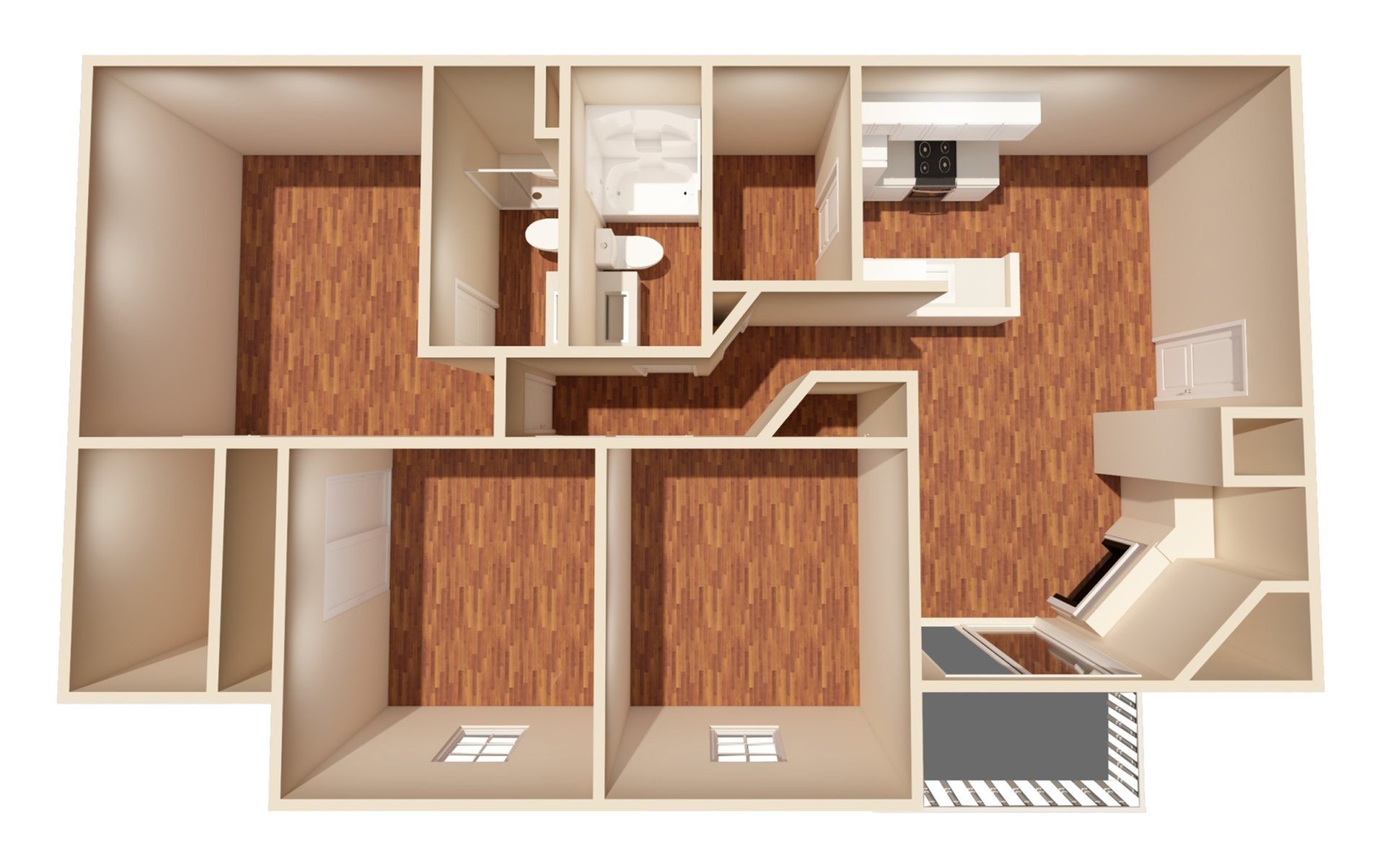 BearRunVillage 3BR 2Bath 1194sqft