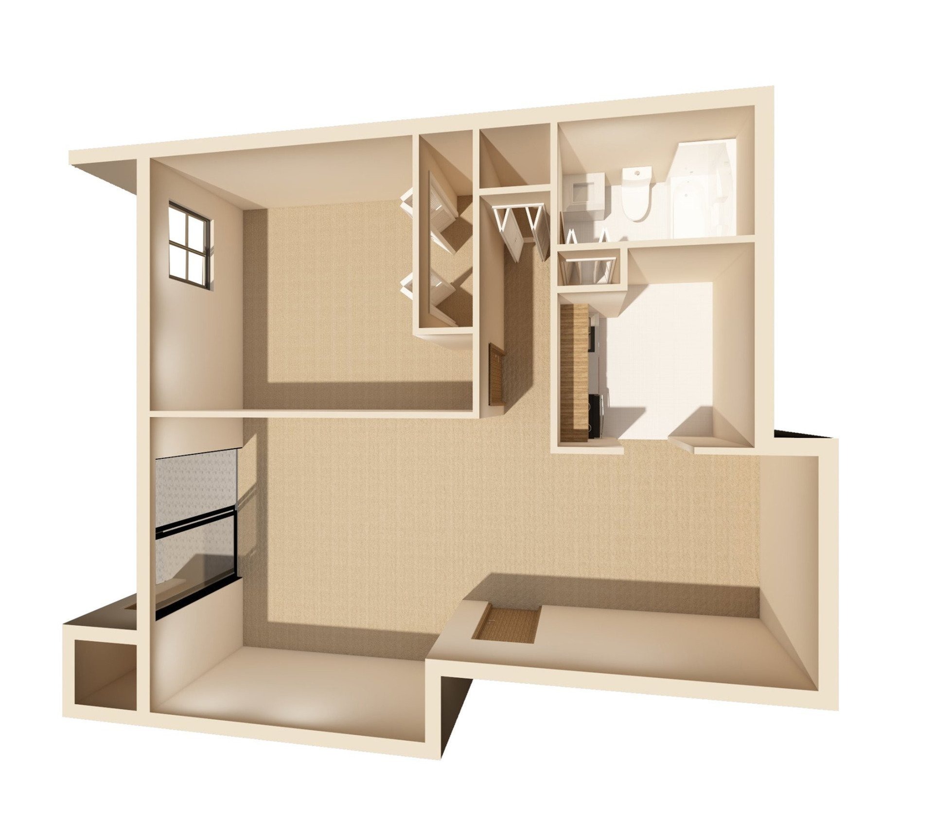 Lindenbrooke 1BD 1Bath 650sqft