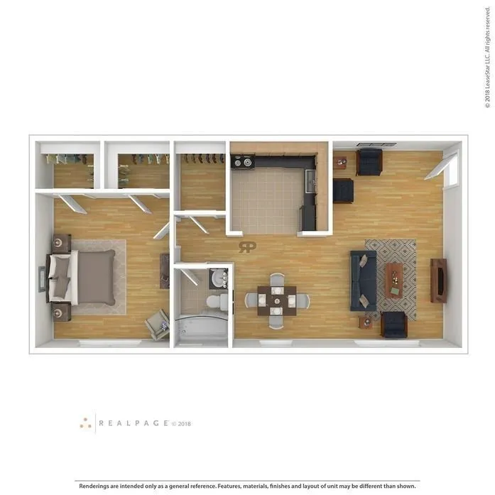 Westbury 1BD 1Bath 760sqft