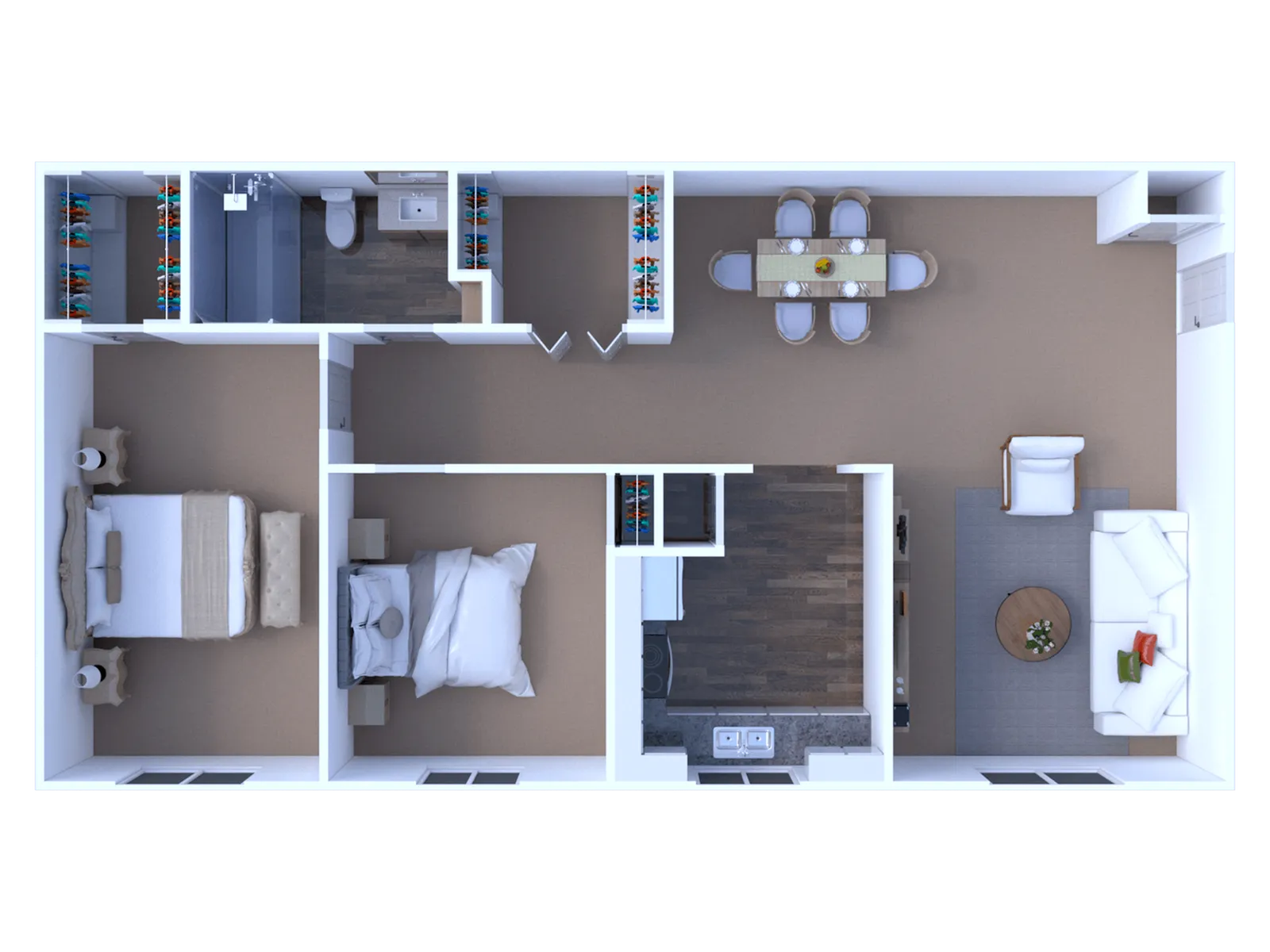 button NorrisHills 4 2BD 1Bath