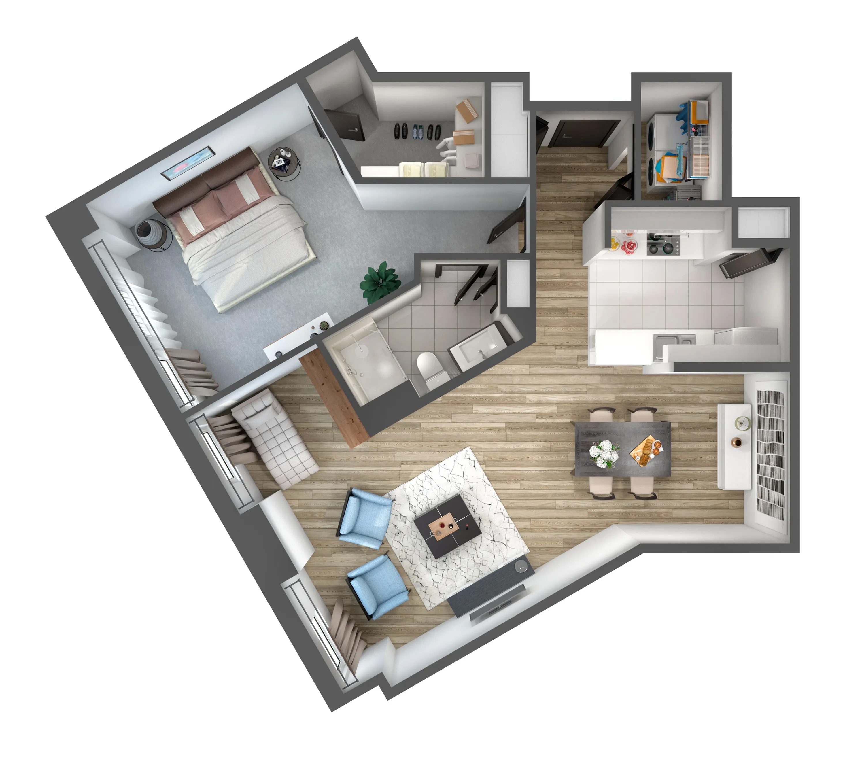 1 bedroom 1 bathroom