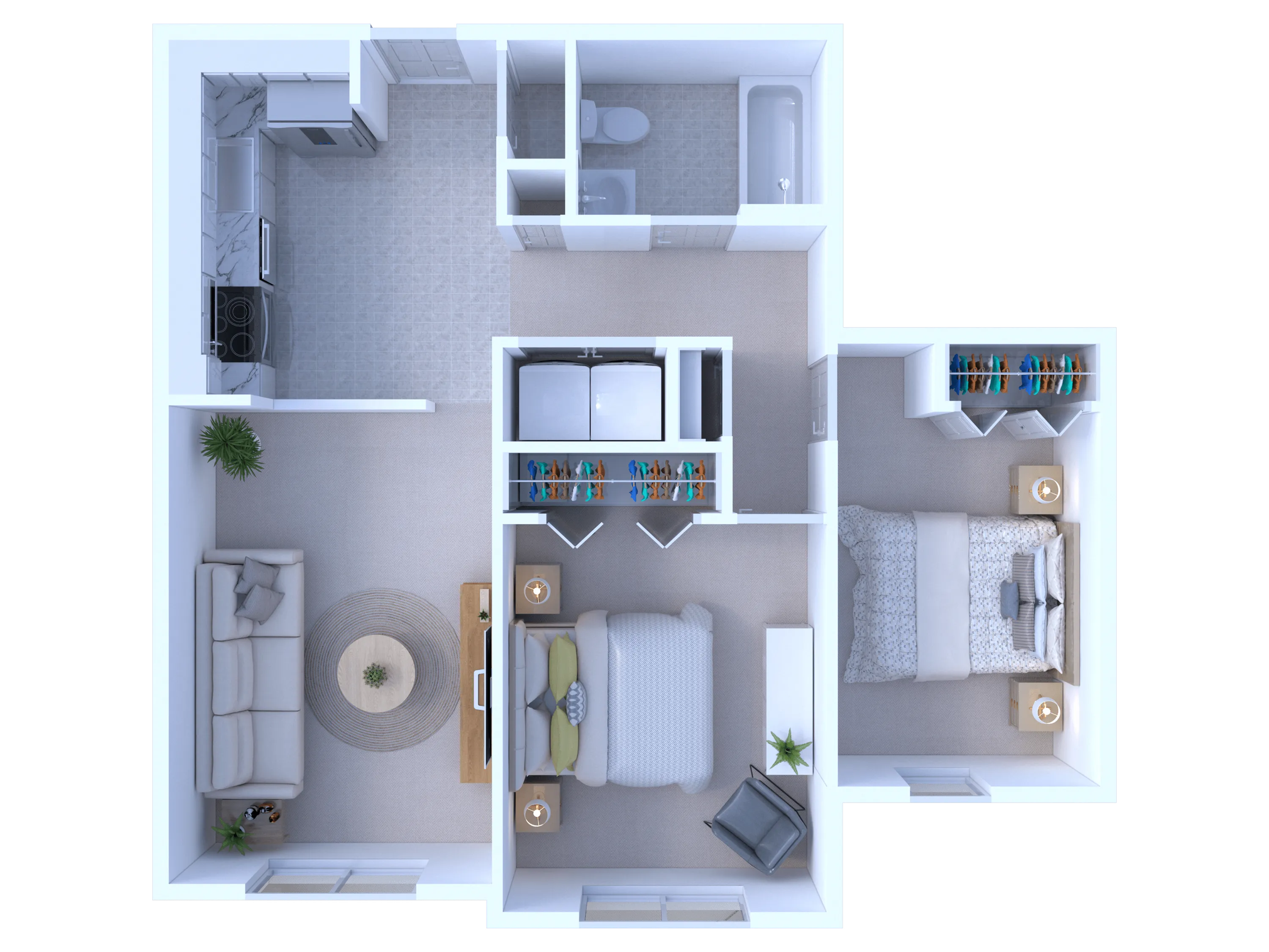 Rockledge Pointe 2 BR 798 Sq.Ft