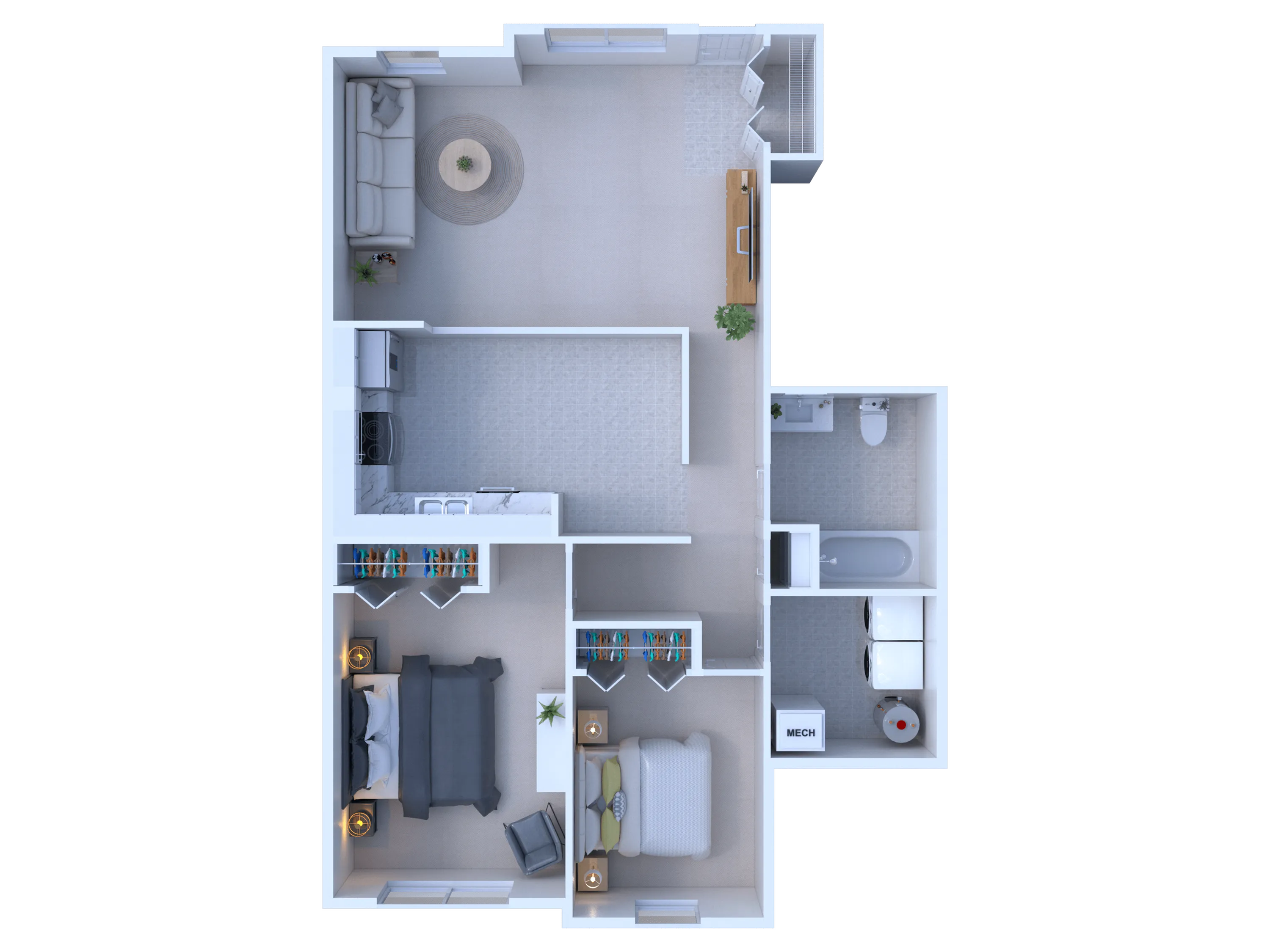 Rodckledge Pointe 2 BR Garden 1148 sqft