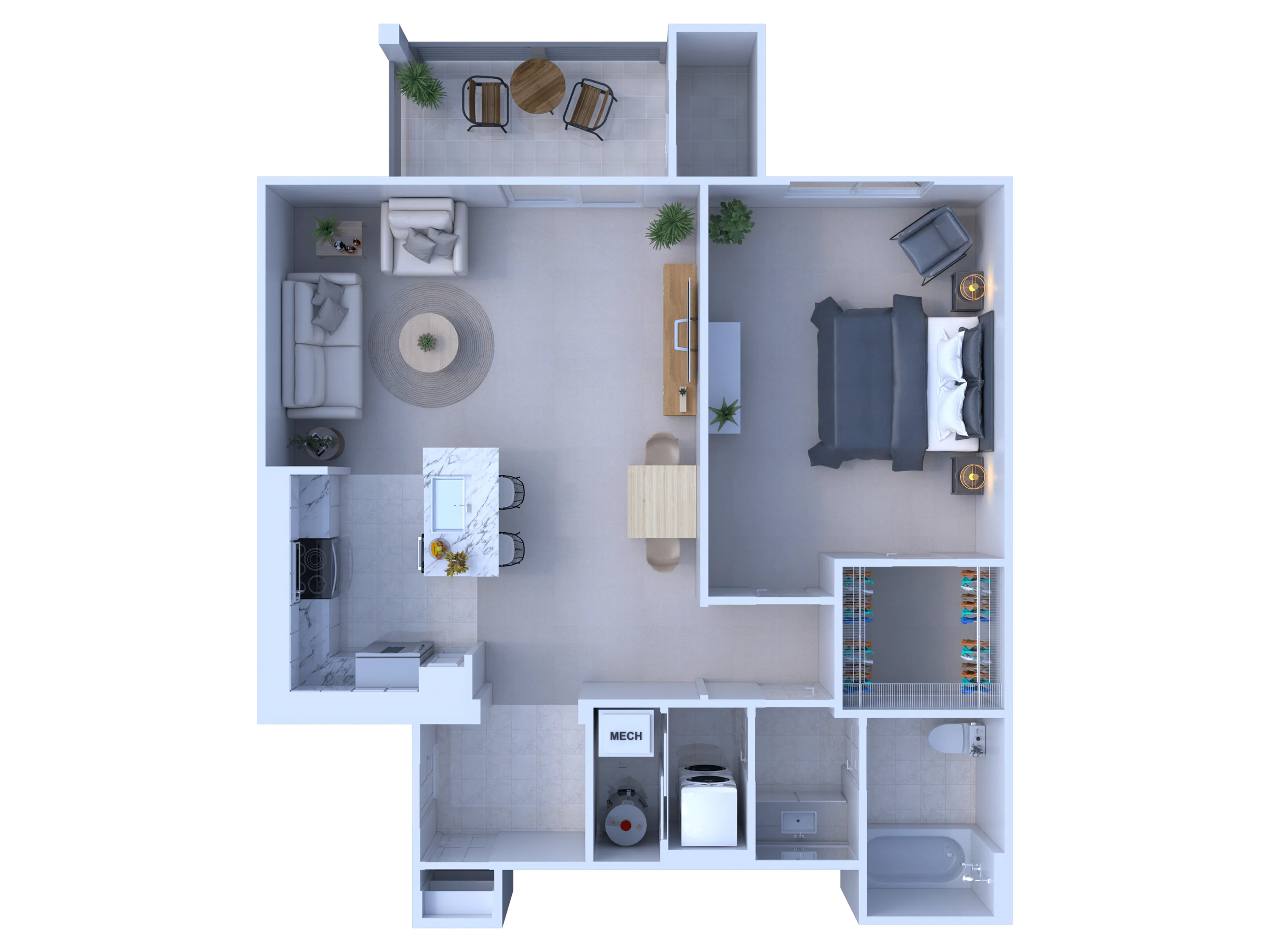 Diamond Pointe Diamond Pointe 1 Bed 1 Bath – 860sqft-