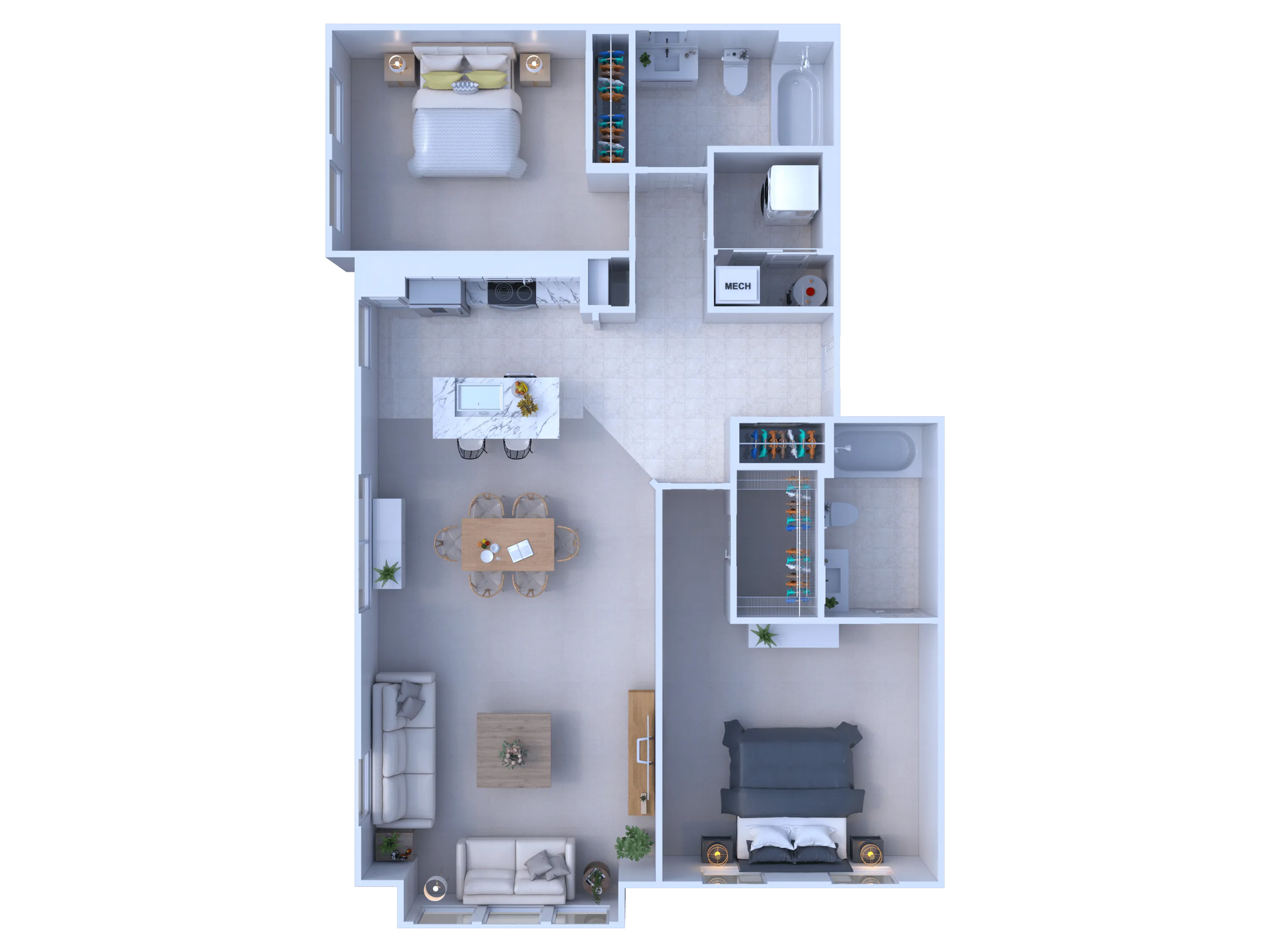 Diamond Pointe 2 Bed 2 Bath 1131sqft -min