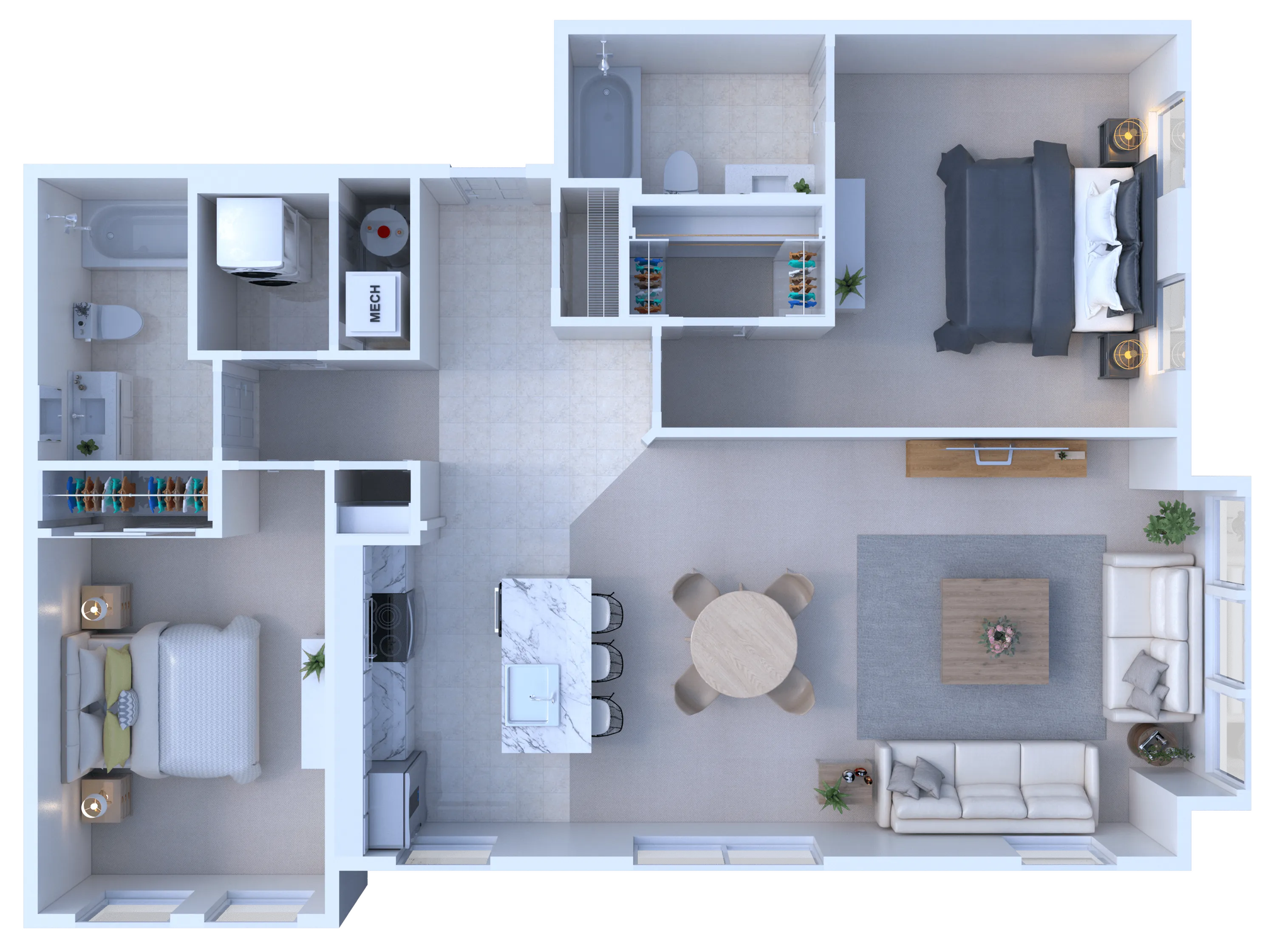 Diamond Pointe 2 Bed 2 Bath 1260sqft-min