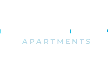 Sleek Plymouth Pointe Apartments logo with modern typography and subtle blue accents.