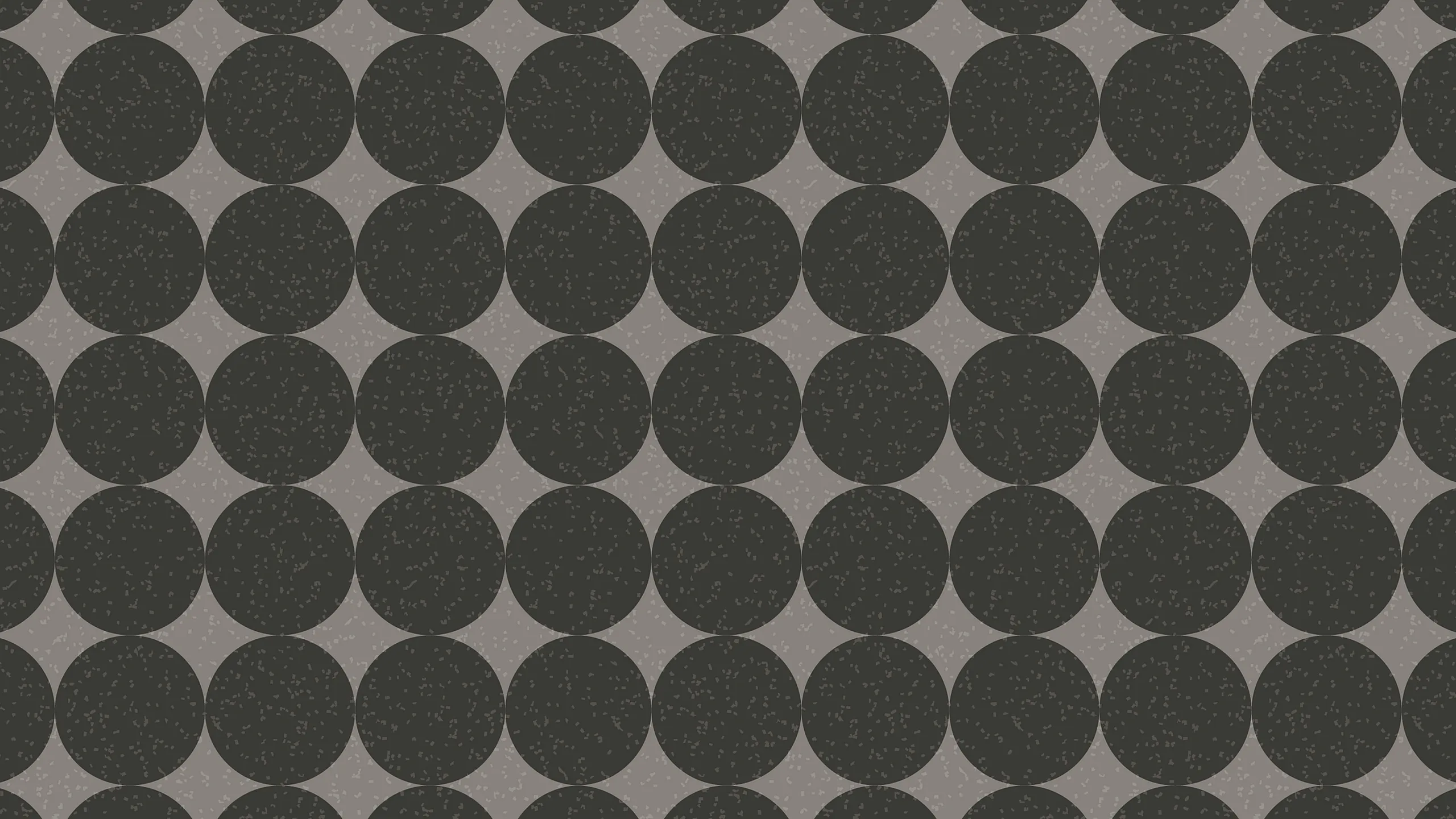Chic geometric pattern featuring overlapping black circles against a soft gray background, ideal for modern interior design.