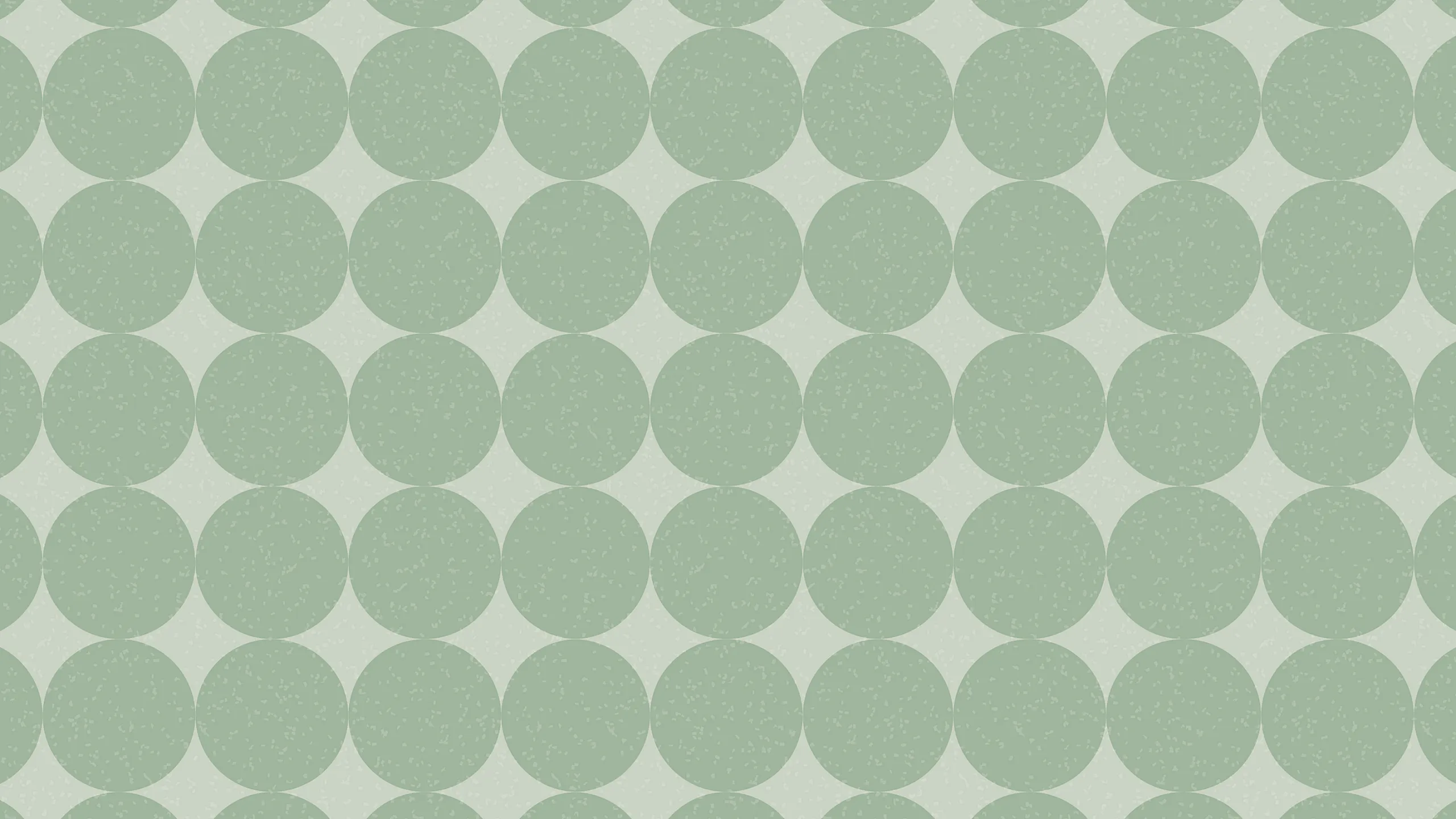 Chic green geometric pattern featuring interlocking circles with a modern retro vibe.