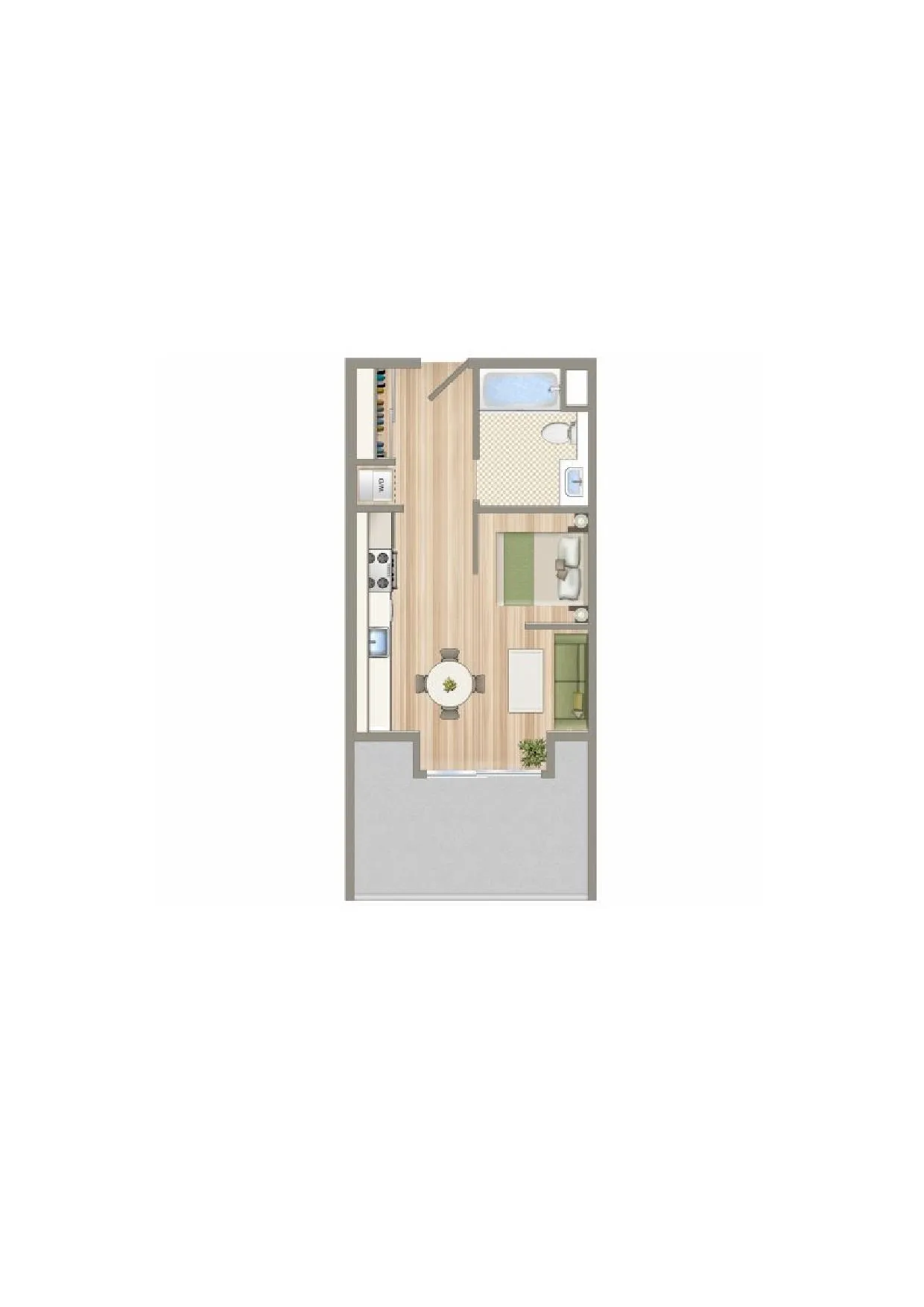 Studio floor plan