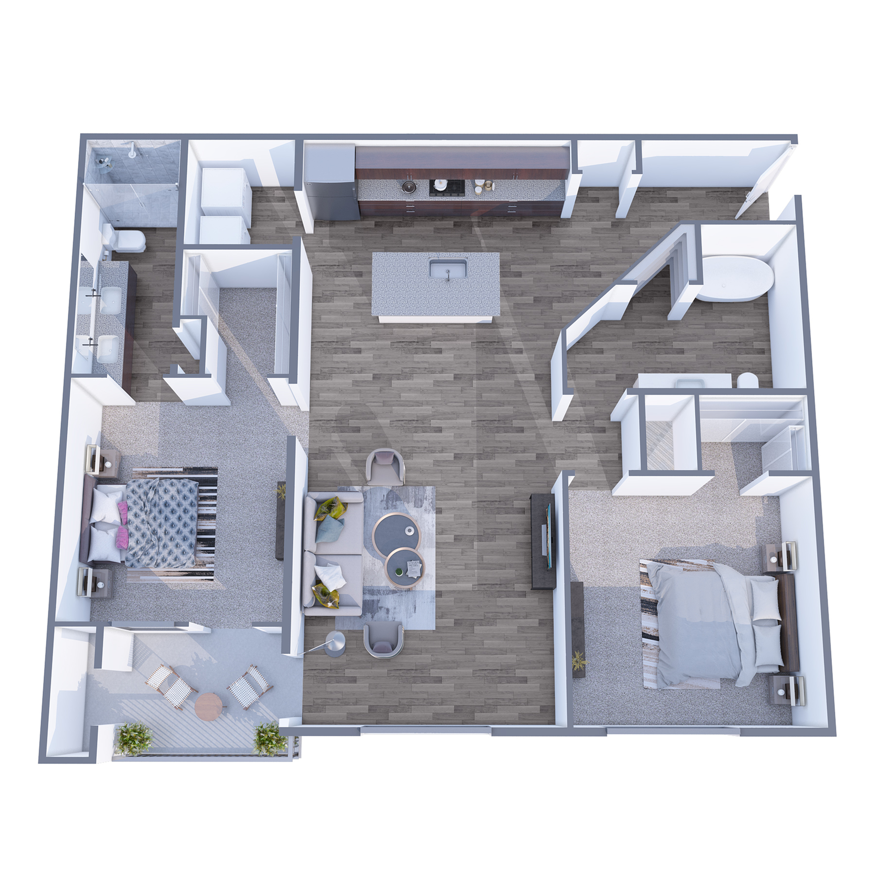 B4 ADA floor plan