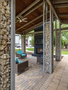 OUTDOOR COVERED SEATING