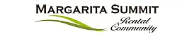 Charming Margarita Summit Rental Community logo with elegant green accents.