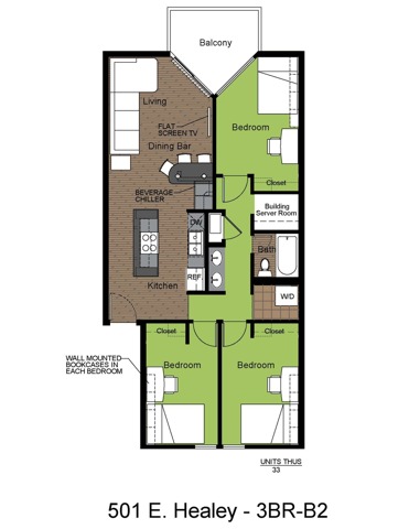 501 Healey 3 Bed Floorplan B2