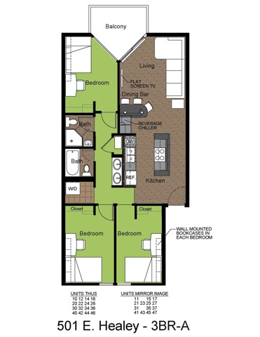501 Healey 3 Bed Floorplan A