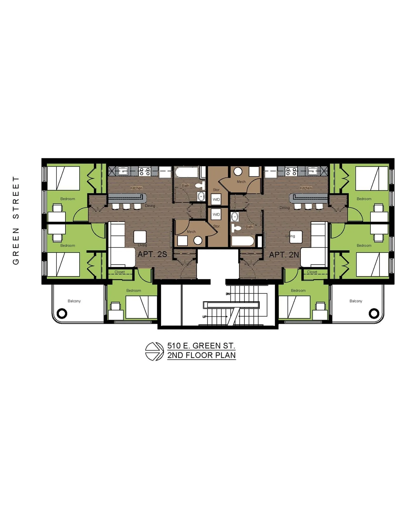510 Green 3 Bed Standard Floorplan