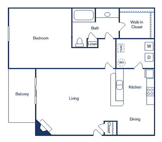 1x1 -  776 SQ FT